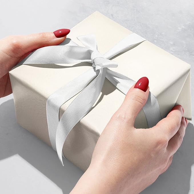 Jillson Roberts Bulk Gift Wrap, Everyday Gift Wrapping Supplies, Pearl Matte Metallic, Full Ream 833 feet x 30 inches
