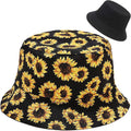 Malaxlx Unisex Bucket Hat Beach Sun Hat Aesthetic Fishing Hat for Men Women Teens, Reversible Double-Side-Wear