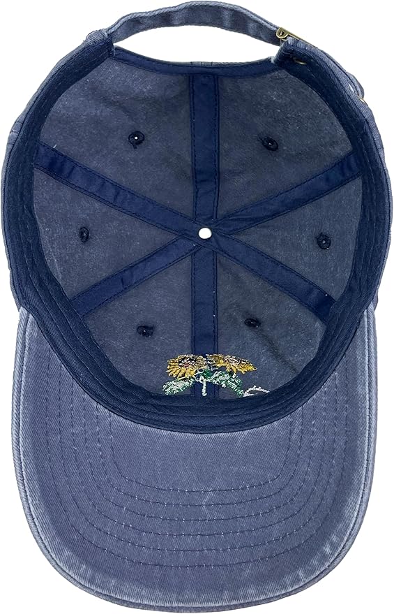 Sunshine Flower Trucker Hat Sun Baseball Cap for Women Snapback Adjustable Hats Gift