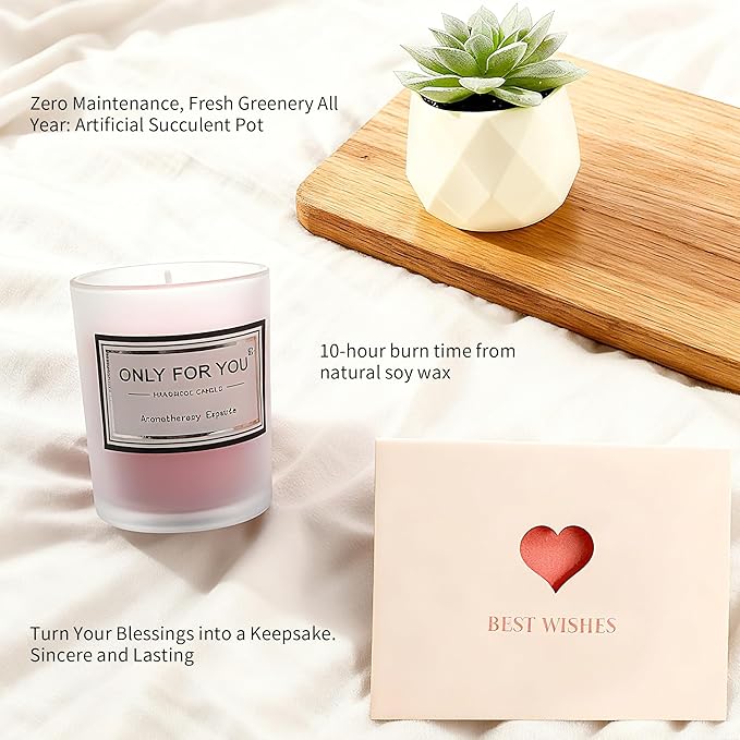 Self Care Gift Basket for Women, Birthday Gifts for Women Mom Wife Friend Her, Relaxing Spa Basket Care Package for Get Well Soon, Thinking of You, Valentines Day