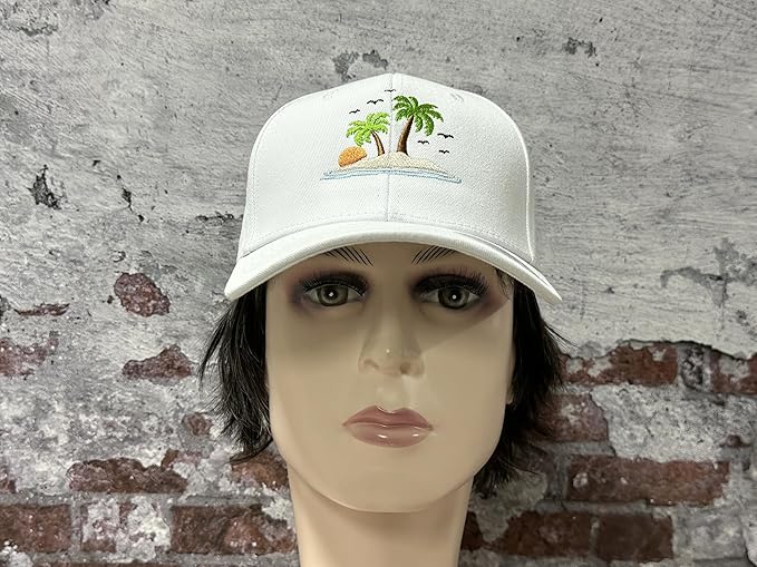 Hepandy Embroidered Palm Tree Hats