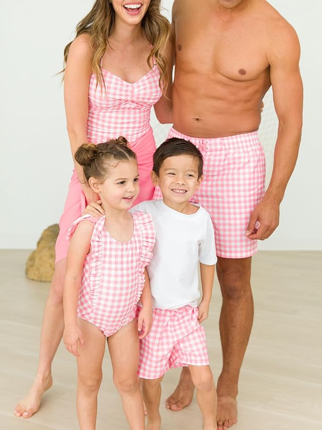 RuffleButts® Baby/Toddler Girls Ruffle Strap One Piece Swimsuit w/UPF 50+ Sun Protection