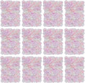 LOYALHEARTDY Artificial Flower Wall Panels 12 Pack of 16 x 24" Flower Wall Mat Faux Rose Flower Backdrop Panels for Backdrop Wedding Wall Decorations Light Pink