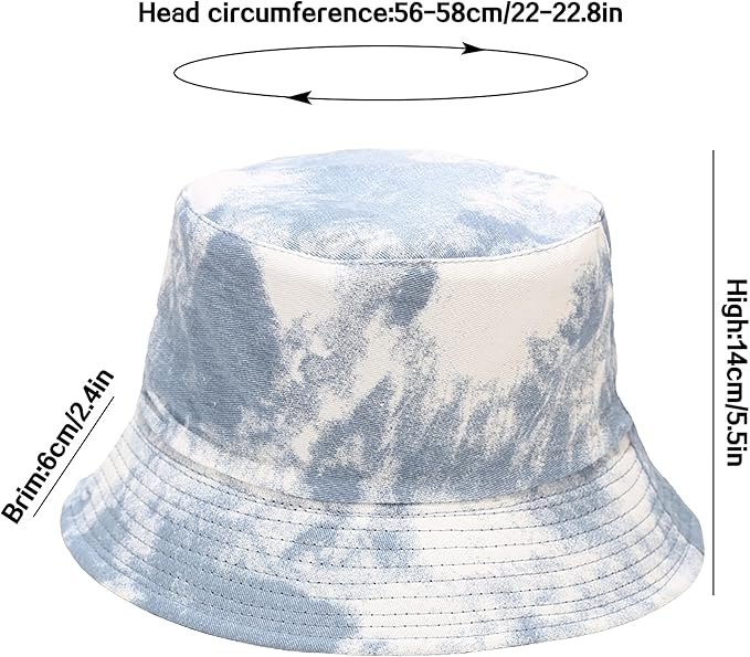 Flower Reversible Bucket Hat Cotton Summer Travel Beach Sun Hats Emboridery for Women Men