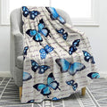 Jekeno Butterfly Throw Blanket Gifts for Women Girls, Christmas Birthday Valentines Butterfly Gifts for Butterflies Lovers Adult Kids, Colorful Blanket Decor for Home Bed Couch