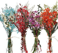 Layhit 4 Pack Large Size Boho Dried Flower Bouquet 15-17 Inch Wedding Handmade Dry Flowers for Vase Crafts DIY Photo Boutonniere for Men Floral Plant for Bridesmaid Gift Birthday Decor(Babysbreath)