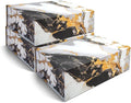 Sorarto Luxury Keepsake Gift Box 3-Pack | Marble Gold Decorative Boxes with Magnetic Lids for Presents, Wedding Memory Box, and Bridal Gifts. 11.5" x 7.5" x 3.5"