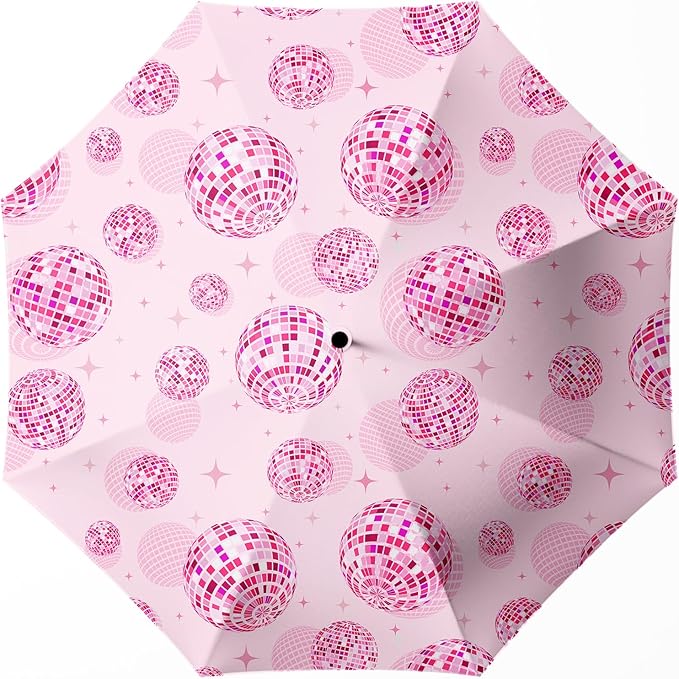 Small Compact Travel Automatic Folding Umbrella for Women, Portable Lightweight, Rain, Wind, UV Sun Shade