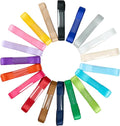 Satin Ribbon 3/8 Inch Assorted 20 Colors x 2 Yards Each Thin Colorful Craft Ribbon for Gift Wrapping, Hair Bows, Flower Bouquet, Wedding Decoration, Birthday Party 40 Yards Total