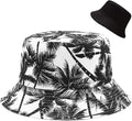 Malaxlx Unisex Bucket Hat Beach Sun Hat Aesthetic Fishing Hat for Men Women Teens, Reversible Double-Side-Wear