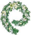 9FT Wedding Arch Flower Garland, Handmade Wedding Table Decorations,Head Table Floral Decor for Noble and Charming Wedding Ceremony