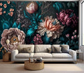 Cliouar-Peony Flowers Mural Wallpaper Peel and Stick 137" x 102"