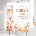 Editable Wildflower Baby Shower Welcome Sign, Personalized Boho Floral Baby Shower Sign, Spring Flowers Theme, Elegant Flower Decorations, Custom Name Signage for Boy or Girl #11