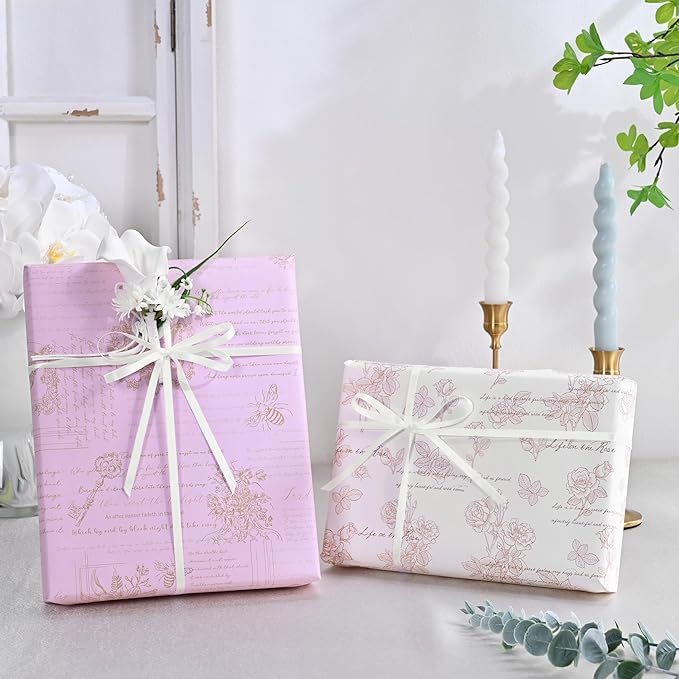 Double Face White Satin Ribbon 1/4 inch X 50 Yards Polyester White Ribbon for Gift Wrapping Very Suitable for Weddings Party Hair Bow Invitation Decorations and More