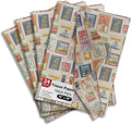 Stamps Printed Tissue Paper for Birthday Party Gift Bags or Boxes and Wrapping - Bulk Decorative Art Tissue Paper for Packaging and Gifting | 24 Sheets 20" x 30"