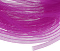 Mesh Tube Ribbon 25 Yards, 6mm Elastic Fabric Ribbons Mesh Tubing for Crafts/Gift Wrapping/Flower Bouquets/Wedding/Birthday/Holiday/Wreaths Christmas/Decoration[Persian Rose]