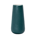 D'vine Dev 8 Inch Ceramic Flower Vase Textured Finishing, Minimalist Design for Kitchen, Bedroom, Living Room, Centerpieces, Office, Emerald Sandstone, VS-XH-C-1
