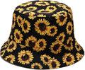 Mashiaoyi Unisex Print Double-Side-Wear Reversible Bucket Hat