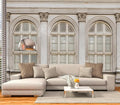 Cliouar-Three-Sided Windows Wallpaper Peel and Stick 137" x 102"