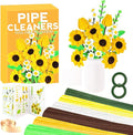ZEIZHUBN 270 Pieces Pipe Cleaners, Pipe Cleaners Flower Bouquet Kit, Flower Making Kit with Floral Wires Tape, Art and Craft Supplies Projects DIY Decoration Holiday Party Birthday Gifts