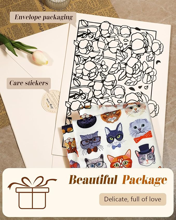 Aesthetic Cotton Tote Bag for Women - Reusable Shoulder Bag with Buckle Fabric Bag for Gym, Travel, Work