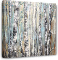 Yihui Arts Abastract Forest Canvas Wall Art Tree Artwork Pictures for Living Room Bedroom and Office Decor