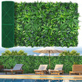 Artificial Boxwood Roll Panels, Grass Wall Panels 40"x120"(33.33 SQFT), Privacy Hedge Fence Screen with UV Protection, Fake Greenery Backdrop for Indoor Wedding and Outdoor Garden Backyard