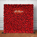 Artificial Red Rose Flower Wall Backdrop Luxury‌ Floral Backdrop for Wedding Balloon Party Baby Shower Birthday Decor Quick Assembly