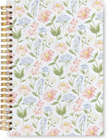 VIIJJUE Floral Notebook, Flower Journals for Writing, Hardcover Spiral Notebooks, 5.5x8.3 Inch