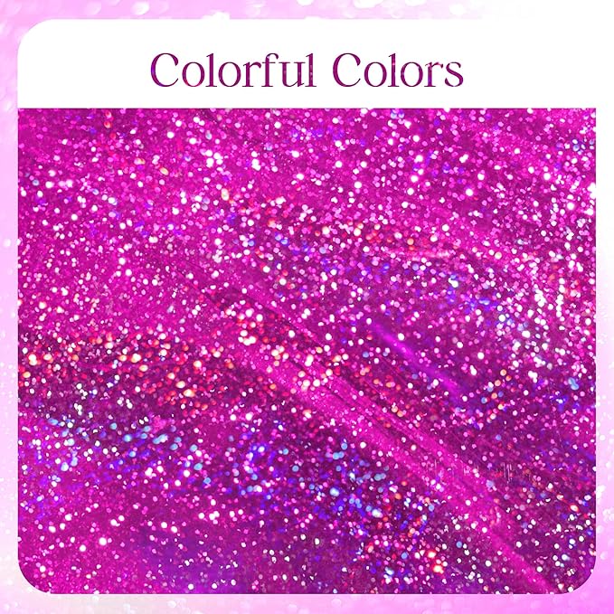 2 Pcs Fuchsia Red Holographic Plastic Tablecloths Laser Table Covers 40" x 108" Foil Disposable Table Cloths for Themed Birthday Party Wedding Christmas Holiday Party Decorations