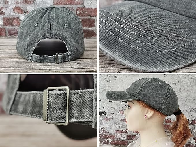 Hepandy Embroidered Palm Tree Hats