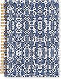 VIIJJUE Blue and White Porcelain Notebook Journal, Blue Flowers Notebooks for Note Taking, Hardcover Spiral Journal 5.5x8.3 Inch
