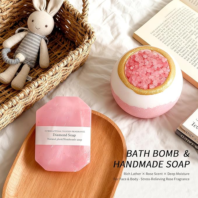 Self Care Gift Basket for Women, Birthday Gifts for Women Mom Wife Friend Her, Relaxing Spa Basket Care Package for Get Well Soon, Thinking of You, Valentines Day