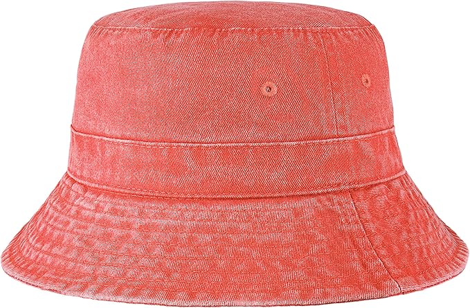 Hot Summer Bucket Hat - Trendy Cotton Sun Hat for Beach, Golf, Fishing - Fun Outdoor Vacation Boonie for Men and Women