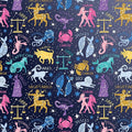 Jillson Roberts Bulk Gift Wrap, Everyday Gift Wrapping Supplies, Astrology, 1/4 Ream 208 feet x 24 inches