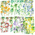 120pcs Flower Stickers for Scrapbooking – Waterproof Floral Stickers for Journaling, Junk Journal, Home Decor, Laptop, Water Bottle, DIY Crafts (6 Floral Themes)