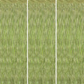 TONIFUL 3Pcs Light Green Door Streamers,Green Photo Booth Backdrop,Metallic Streamers Green Foil Fringe Curtains for Birthday,Christmas,New Year,St. Patrick's Day Party Streamers Decor