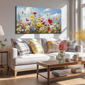 Flower Wall Art for Bedroom Teen Girl Colorful Artwork for Wall Floral Wall Decor for Living Room Ready to Hang 20 x 40 Inch