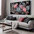 Flowers Canvas Wall Art for Office Colorful Prints Decor for Bedroom Wall Art for Living Room Large Size 29" x 58"