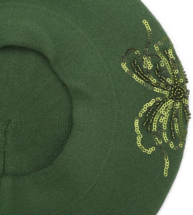 Winter Women French Beret Hat Kaschmir Solid Color Knitted Berets