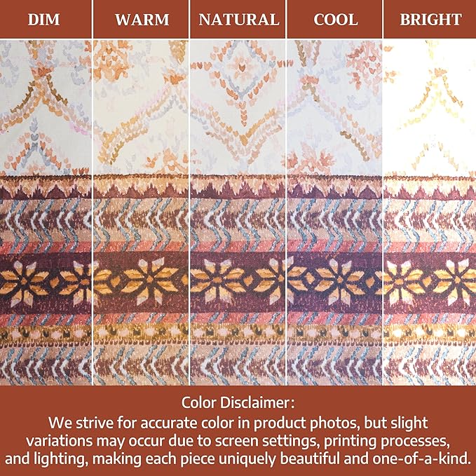 Maison d' Hermine Table Runner 100% Cotton Single Layer Table Runners 60 inches Long for Thanksgiving Christmas Decorations Home Kitchen Dining Party Wedding (Fair Isle, 14.5" x 60")