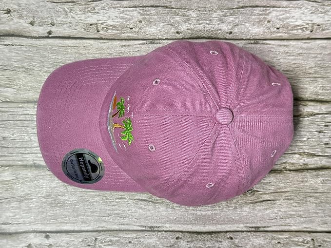Hepandy Embroidered Palm Tree Hats