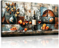 hyidecorart Wine Glass Fruit Modern Painting Wall Art For Kitchen Wall Decor For Living Room Dining Room Decorations Liquor Still Life Canvas Prints Artwork Bar Pub Posters Home Decor Ready to Hang