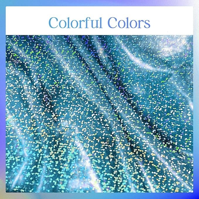3pcs Blue Holographic Laser Tablecloths 40" x 108" Plastic Table Cloths for Parties Shimmer Shiny Party Decoration for Winter Ocean Princess Birthday Party Wedding Baby Shower Christmas Decor