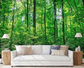 Green Forest Plant Wall Mural Large Natural Landscape Wallpaper for Living Room Bedroom Bathroom Office(Not Self-Adhesive)