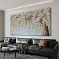 Suconvng Canvas Art Wall Decor Print Paintings Flower White Tree Wall Art Prints Decor Ready To Hang Picture For Bedroom Bathroom And Office Kitchen Home Artwork 20"×40"