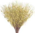 KI Store Gold Christmas Tree Picks Sprays Set of 20 Glittered Twigs Decor for Christmas Tree Decoration Wreath Garland Floral Arrangement