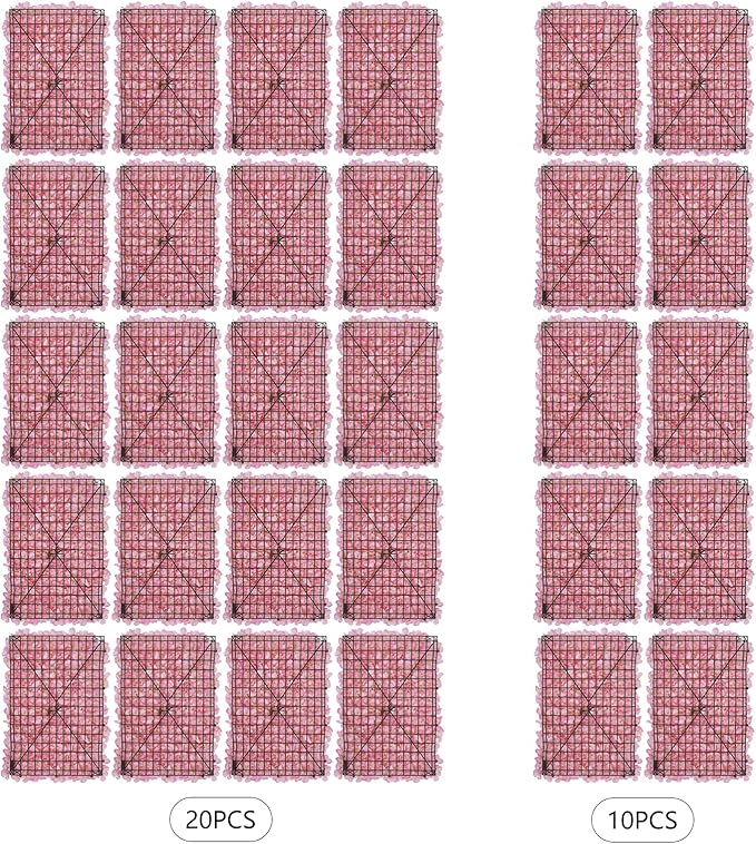 LOYALHEARTDY 20 PCS Artificial Flower Wall Panel 24" x 16" Faux Flowers Wall Decoration Light Pink Hydrangea Flower Panels Wall for Home Party Wedding Christmas Festival Photo Backgdrop Decor