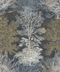 Vintage Forest Peel and Stick Wallpaper - Hand Drawn Tree Design for Bathroom, Bedroom Walls, Cabinets, Shelves - Removable Decorative Contact Paper Mural 17.71"x118.1"