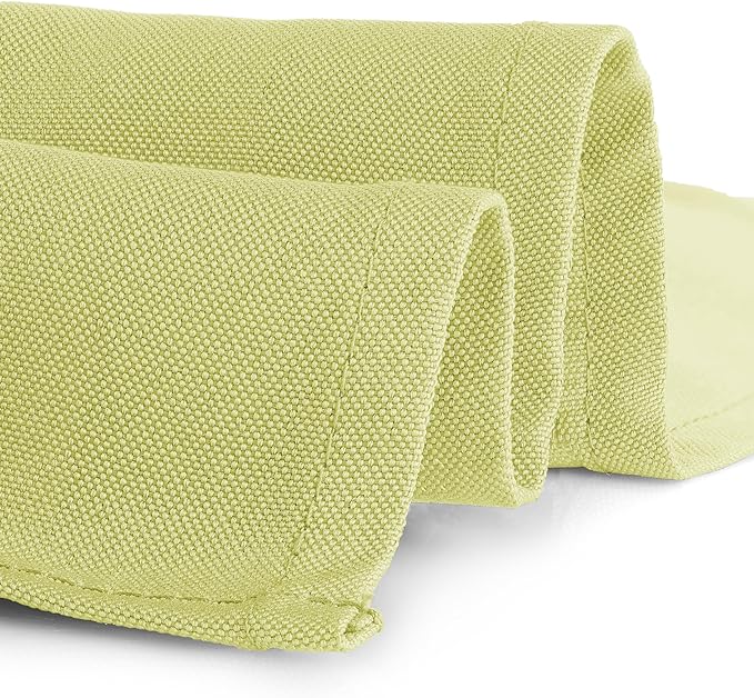 Gee Di Moda Rectangle Tablecloth - 90 x 156 Inch Yellow Table Cloth for 8 Foot Table with Floor-Length Drop - Heavy Duty Washable Fabric - 8 Ft Buffet Table, Holiday Party, Wedding & Baby Shower